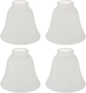 # 23136-4 Transitional Frosted Ceiling Fan Replacement Glass Shade.2-1/8"Fitter,4-3/4"Diameter x 5-3/8"Height.4 Pack