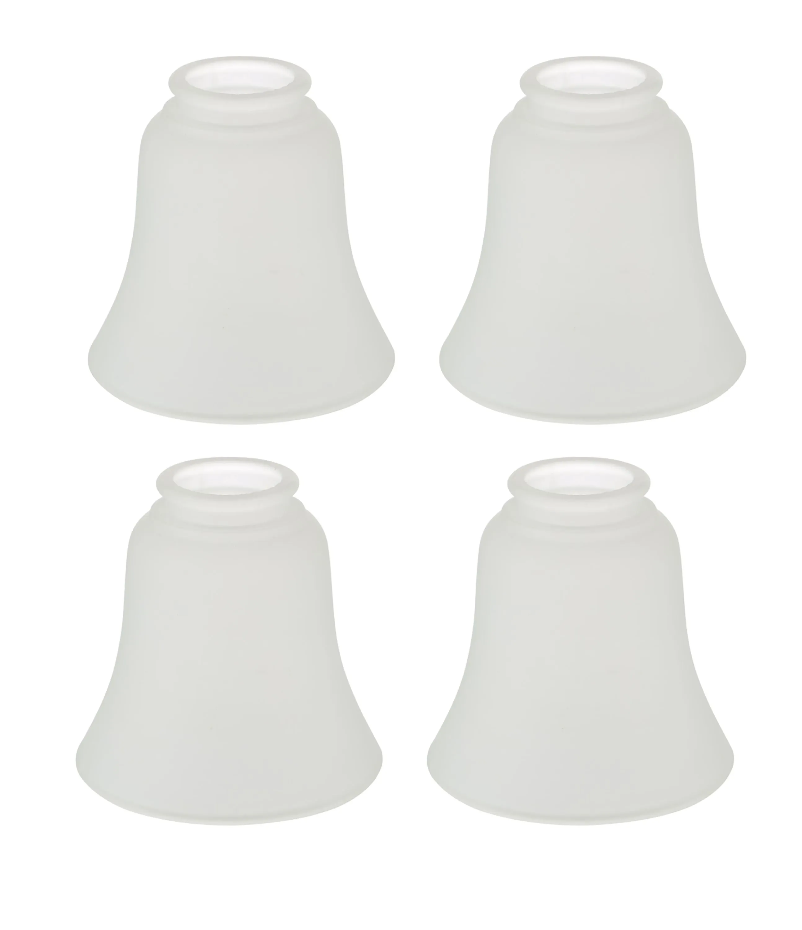 # 23137-4 Transitional Frosted Ceiling Fan Replacement Glass Shade.2-1/8"Fitter,4-3/4"Diameter x 4-3/4"Height.4 Pack