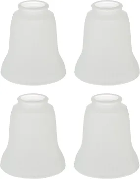 # 23162-4 Transitional Frosted Ceiling Fan Replacement Glass Shade.2-1/8"Fitter,4-1/2"Diameter x 5"Height.4 Pack