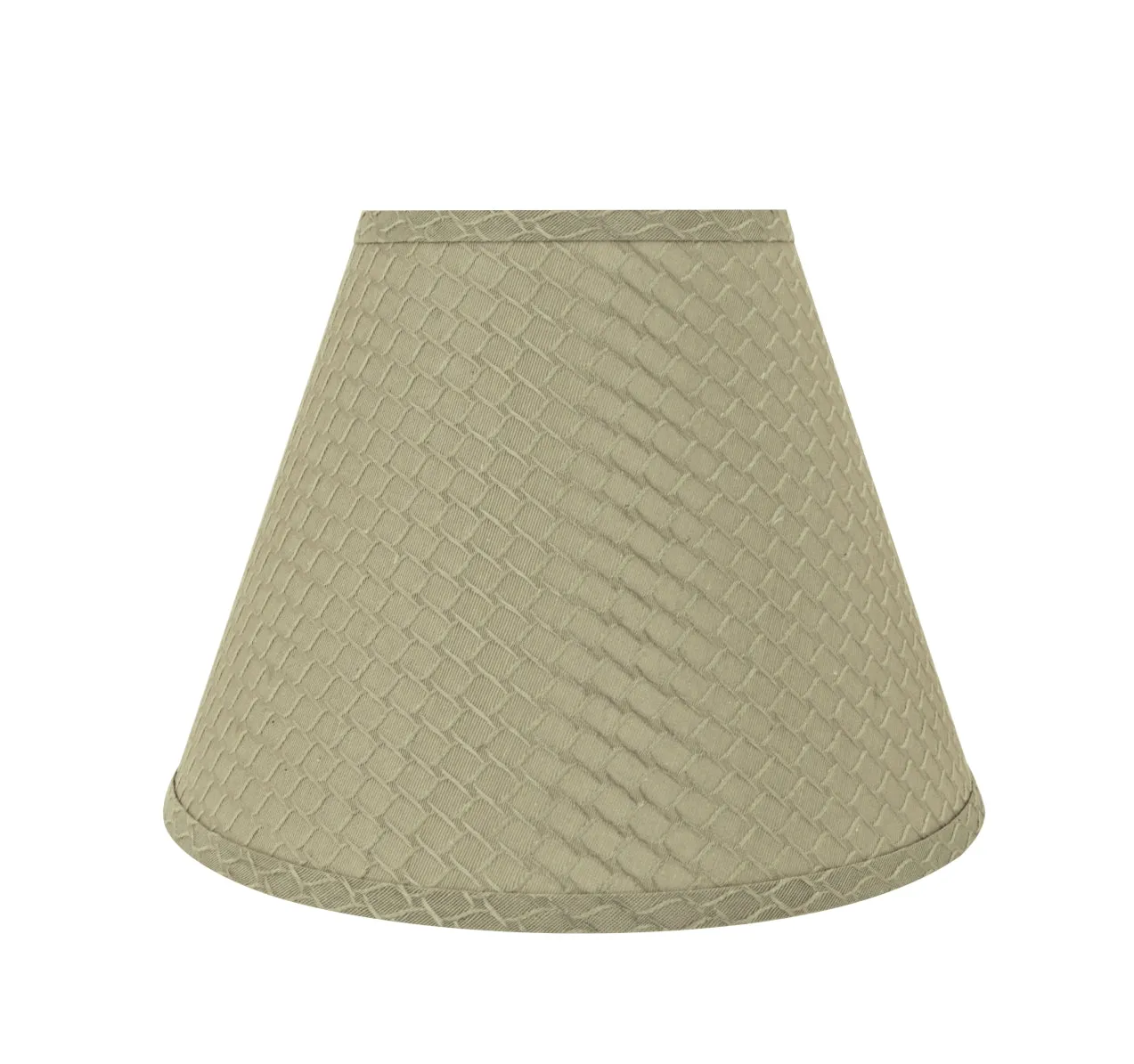 # 72624-21 One-Light Plug-In Swag Pendant Light Conversion Kit with Transitional Hardback Empire Fabric Lamp Shade, Sand Yellow, 12" width