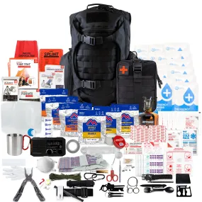 1 Person Tactical Real Meal Emergency Survival Kit with NOAA Weatherband Radio by 72HRS