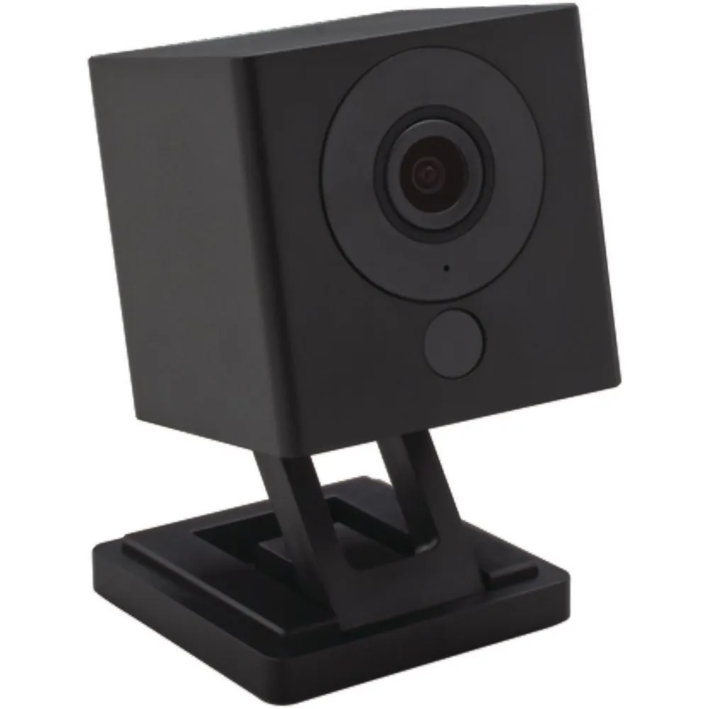 1080p Indoor Wireless Bullet Wi-Fi Smart Home Camera with 32 GB SD Card in Black