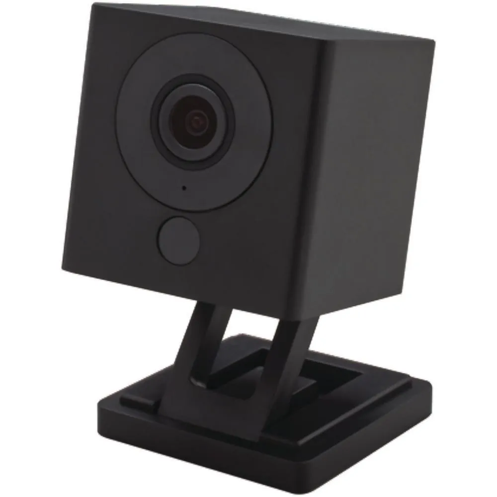 1080p Indoor Wireless Bullet Wi-Fi Smart Home Camera with 32 GB SD Card in Black