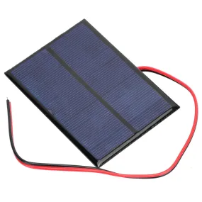 10cm line pet  Solar Pannel 147X90 5.5V 240mA for educational Kits