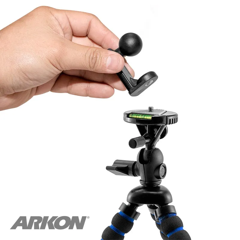 1/4"- 20 Camera Tripod Bolt to 22mm Ball Adapter