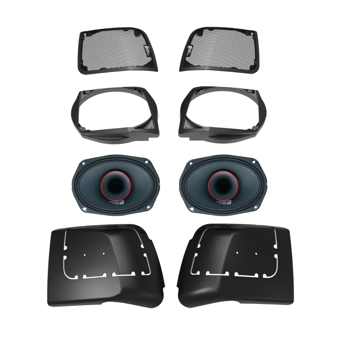 2014-2023 Harley Davidson Cut In Lid Kit with PH694 (4Ω) - RPMPH694LK
