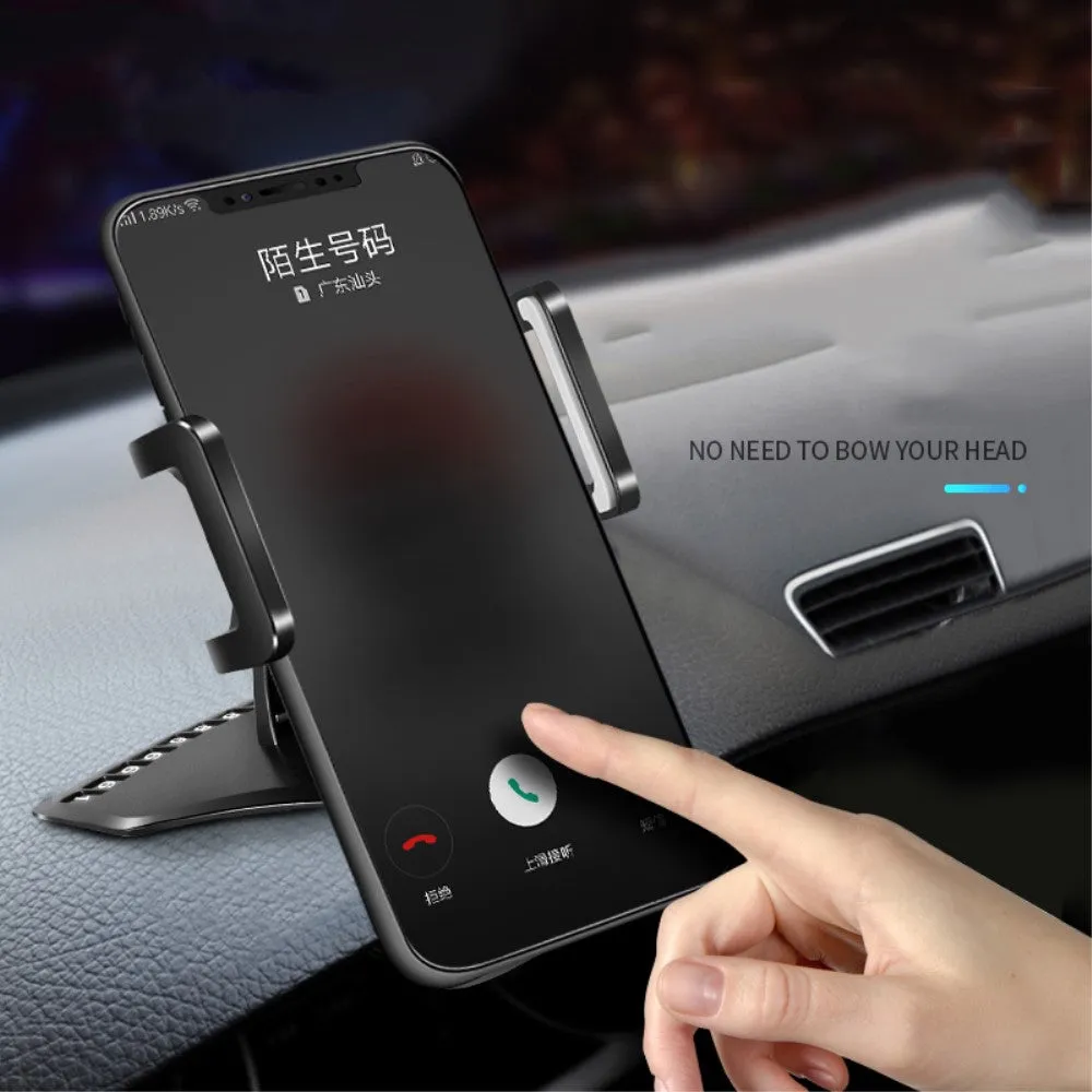 3 in 1 Car GPS Smartphone Holder: Dashboard / Visor Clamp   AC Grid Clip for Telefunken Outdoor LTE - Black