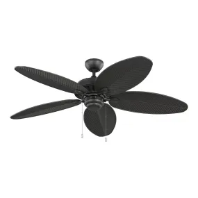 52" Ceiling Fan from the Cruise 52 Collection in Matte Black Finish by Generation Lighting
