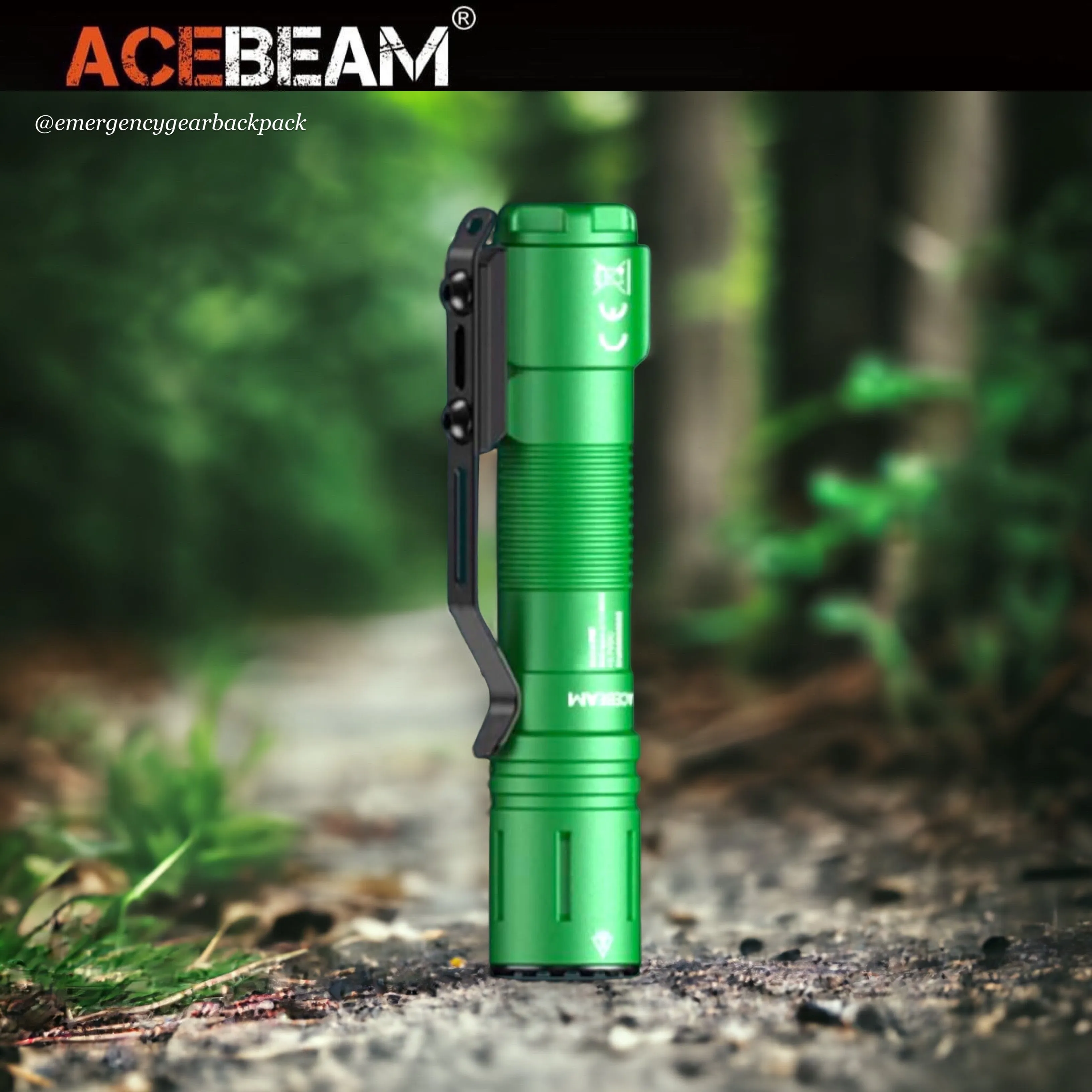ACEBEAM P15 1700LMS 330M EDC Tactical Flashlight