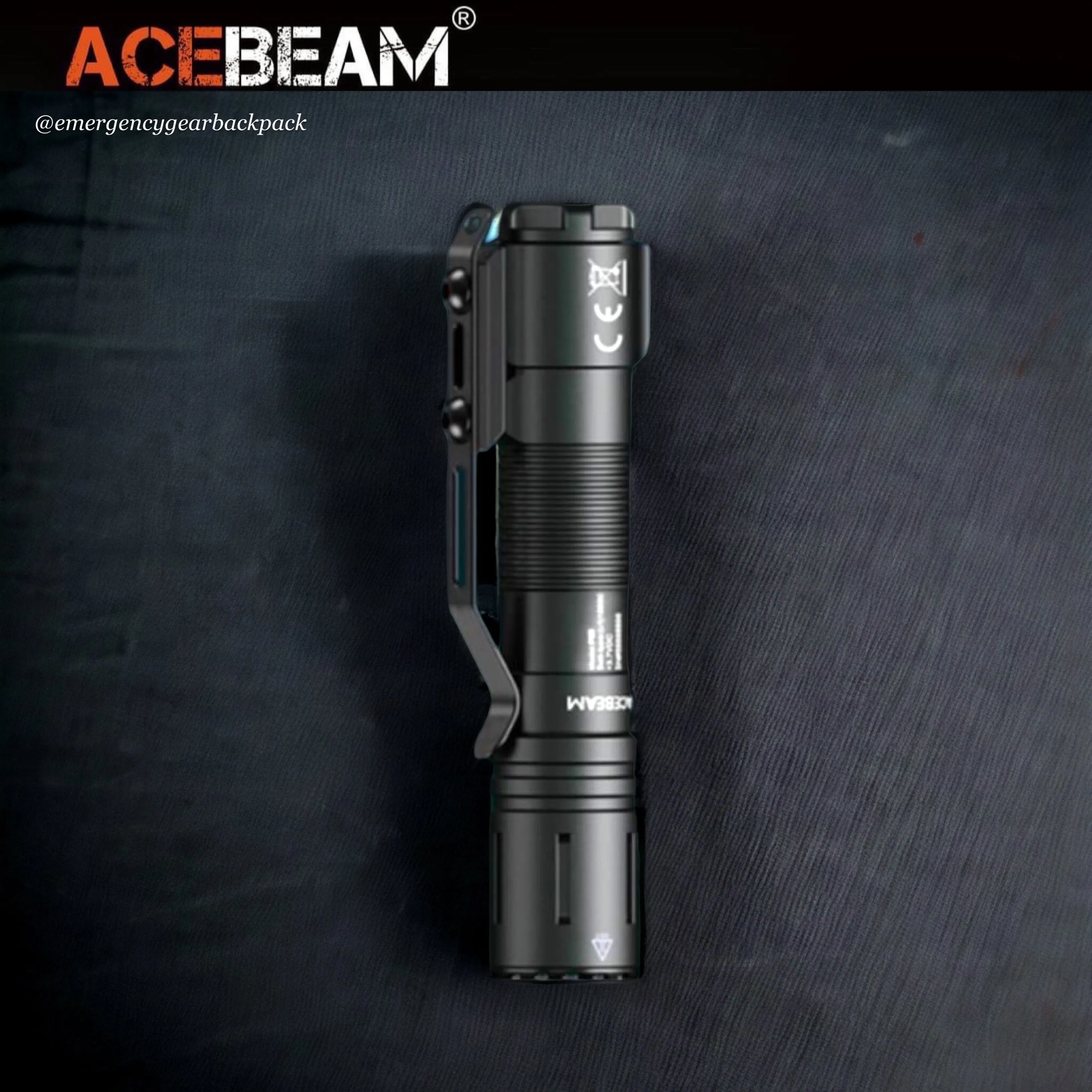 ACEBEAM P15 1700LMS 330M EDC Tactical Flashlight