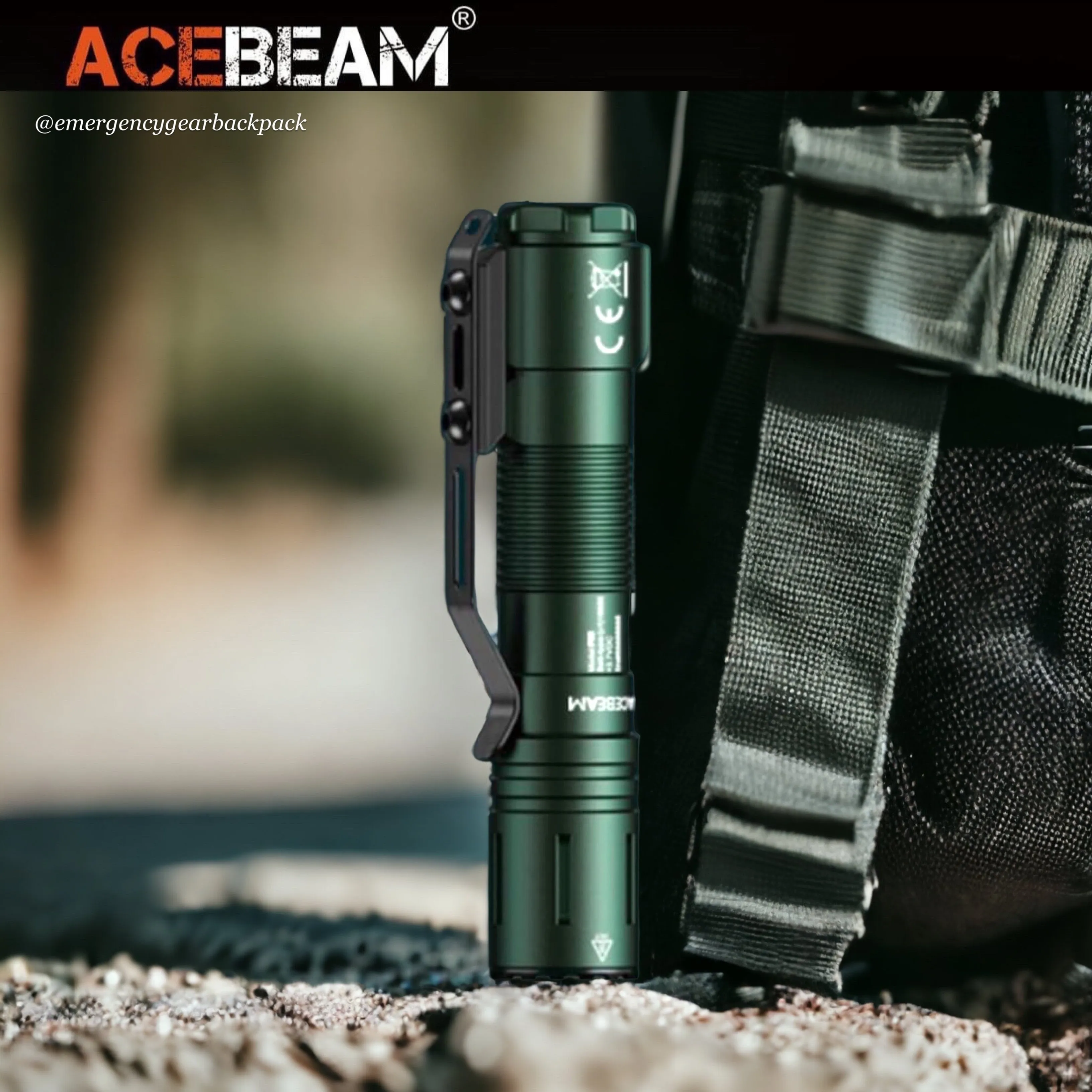 ACEBEAM P15 1700LMS 330M EDC Tactical Flashlight