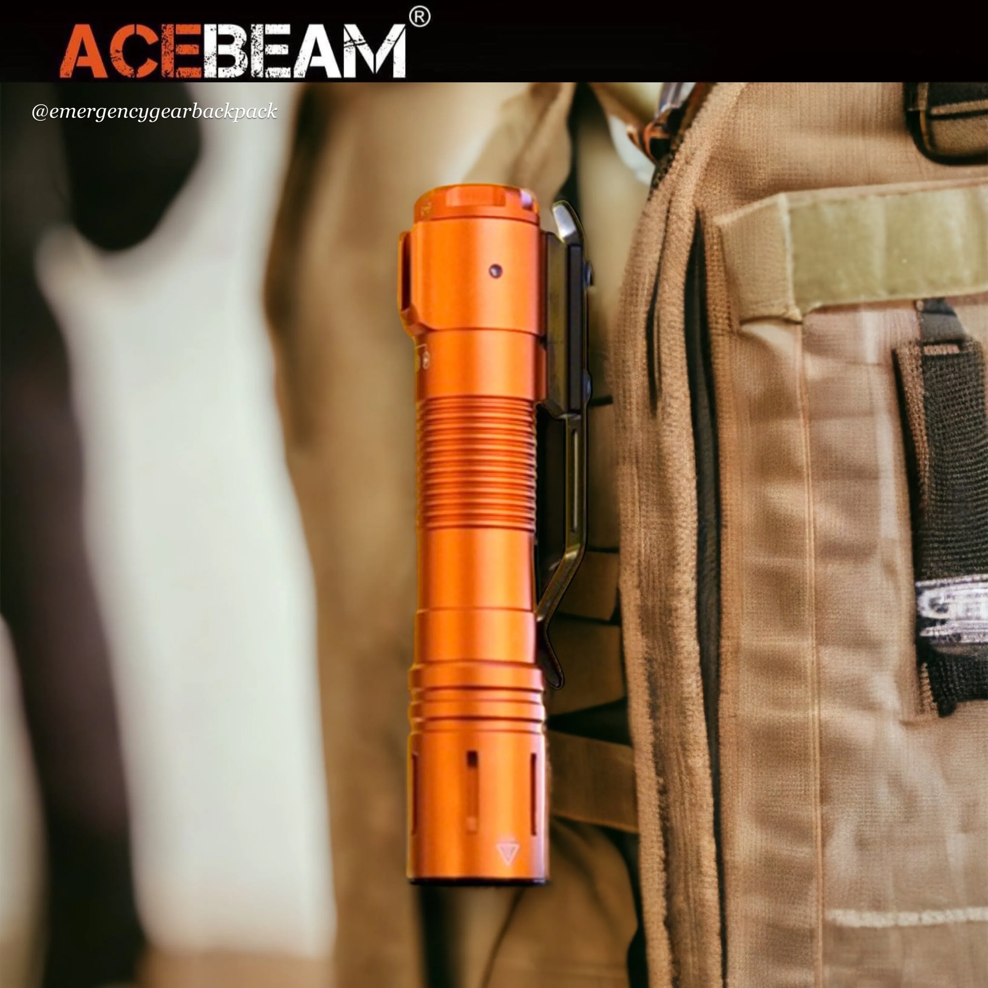 ACEBEAM P15 1700LMS 330M EDC Tactical Flashlight