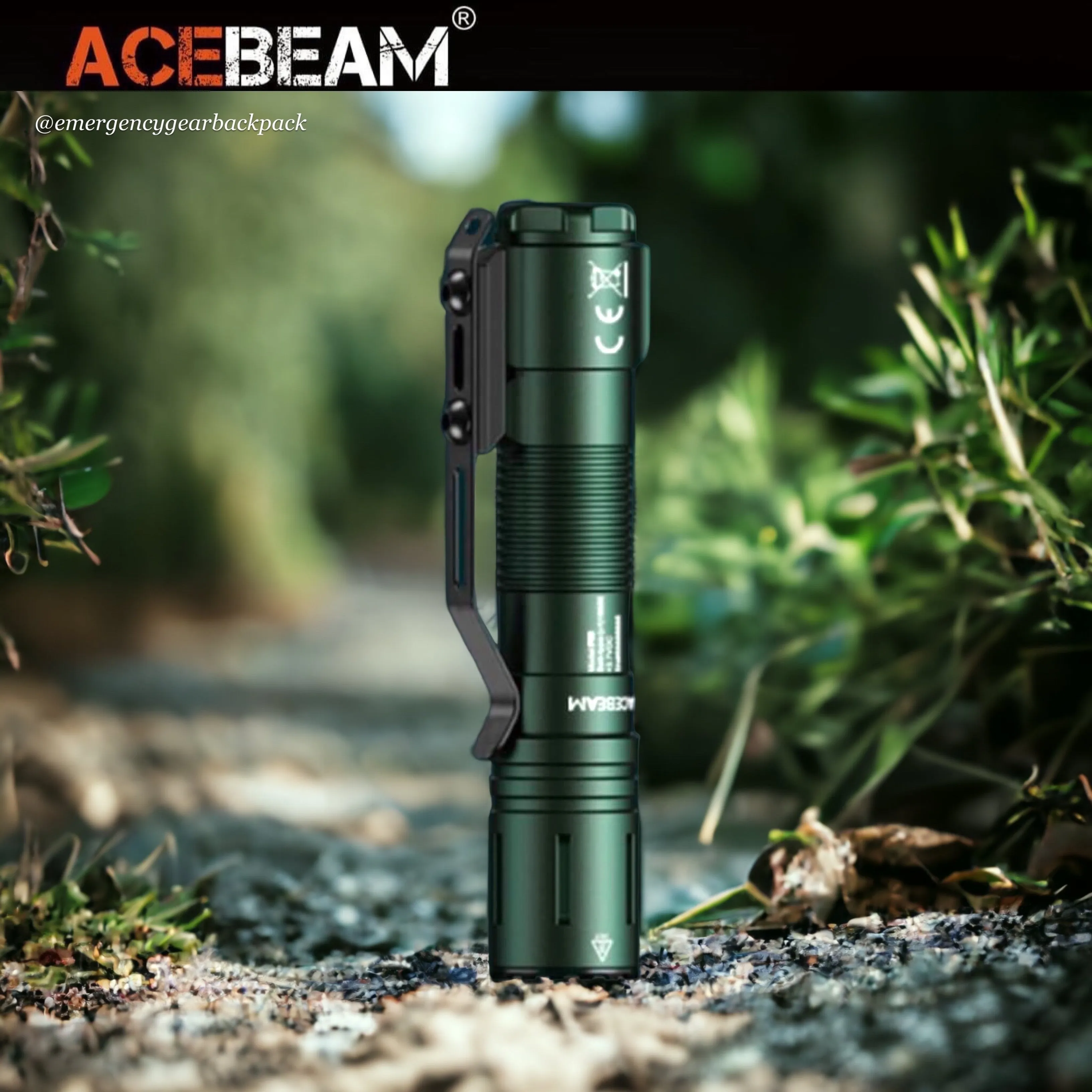 ACEBEAM P15 1700LMS 330M EDC Tactical Flashlight