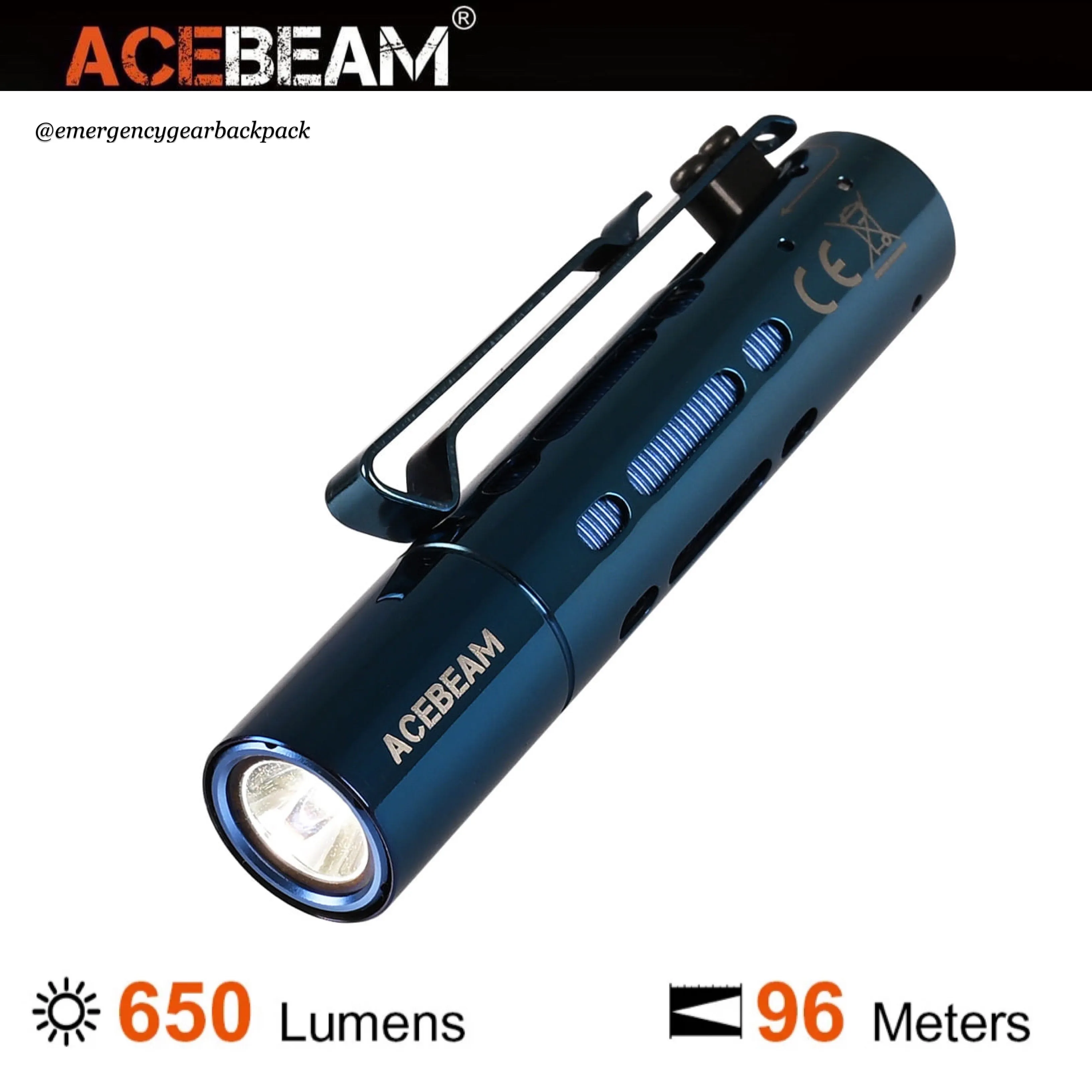 ACEBEAM Rider RX Fidget EDC Flashlight