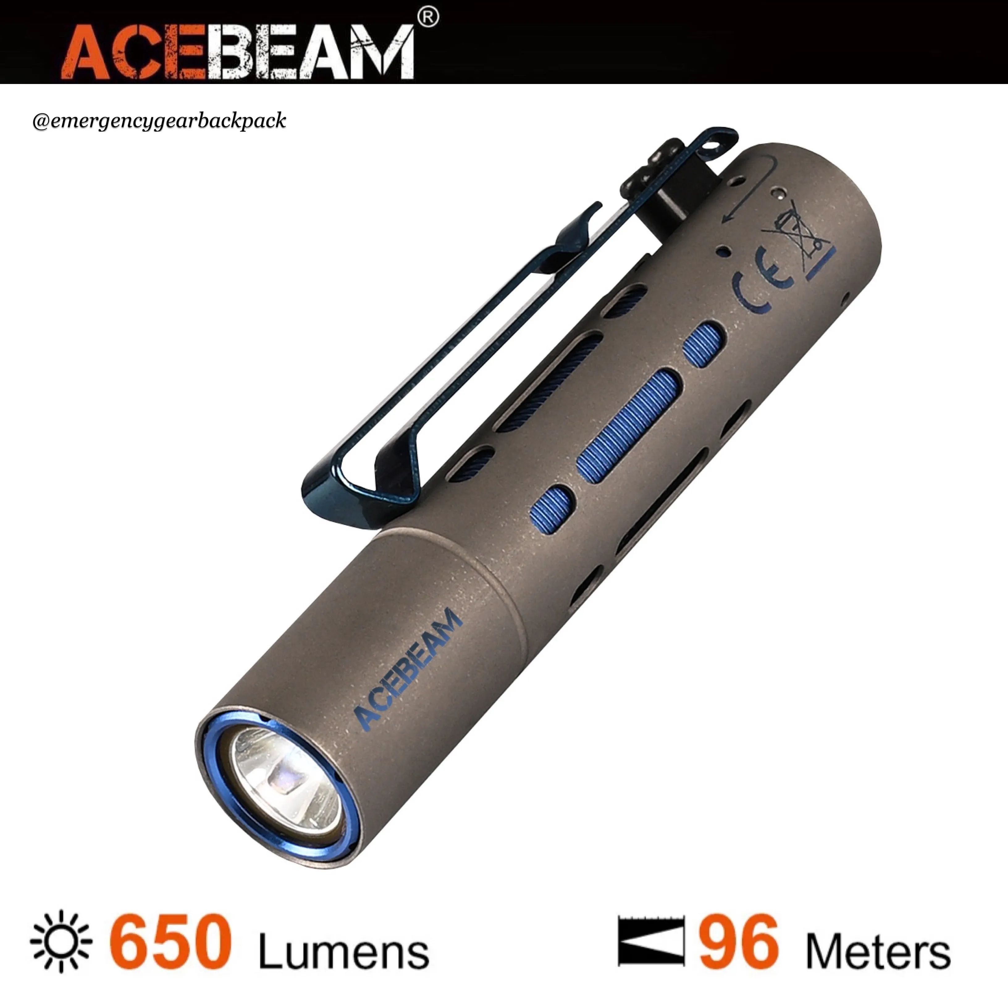 ACEBEAM Rider RX Fidget EDC Flashlight