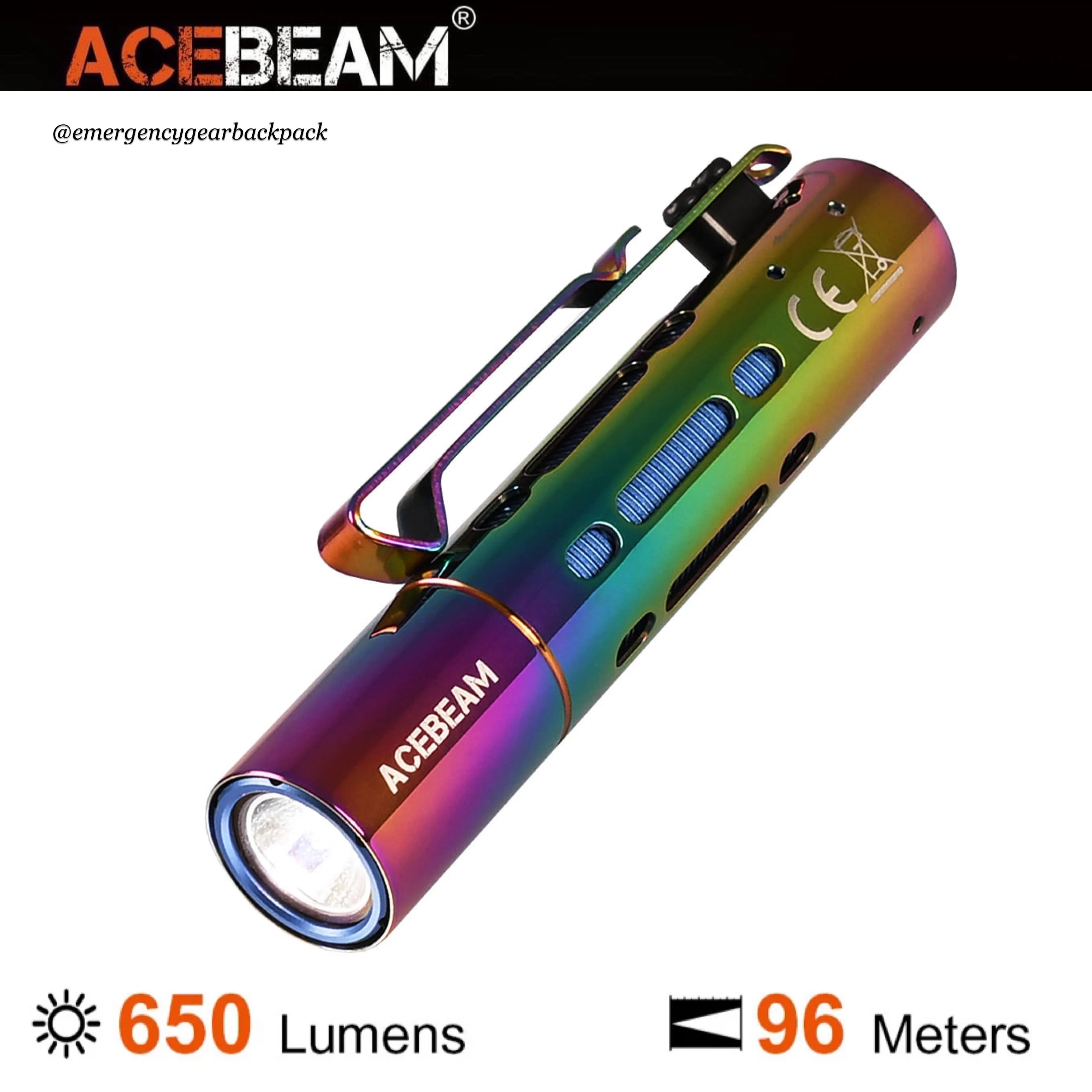 ACEBEAM Rider RX Fidget EDC Flashlight