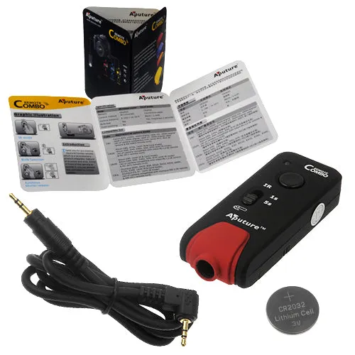 Aputure Remote Combo - Infrared and Cordless Remote Camera Trigger