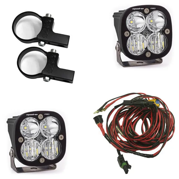 Baja Designs 497104 LED Light Pods Kit W/Horiz Mounts 1.75 Inch Harness Squadron Pro Baja Designs