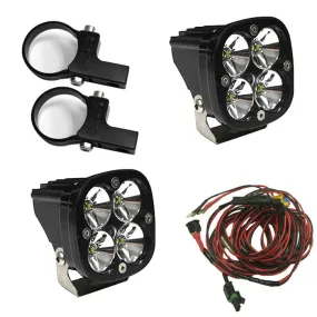 Baja Designs 497105 LED Light Pods Kit W/Horiz Mounts 2.00 Inch Harness Squadron Pro Baja Designs