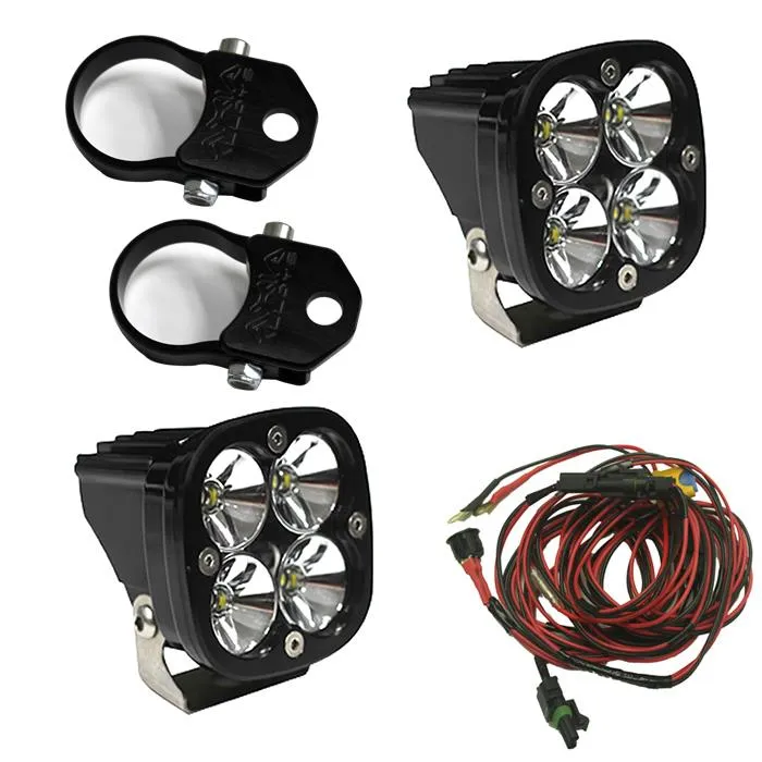 Baja Designs 497108 LED Light Pods Kit W/Vertical Mounts 2.00 Inch Harness Squadron Pro Baja Designs