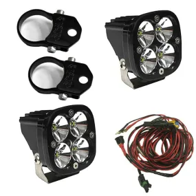 Baja Designs 497108 LED Light Pods Kit W/Vertical Mounts 2.00 Inch Harness Squadron Pro Baja Designs