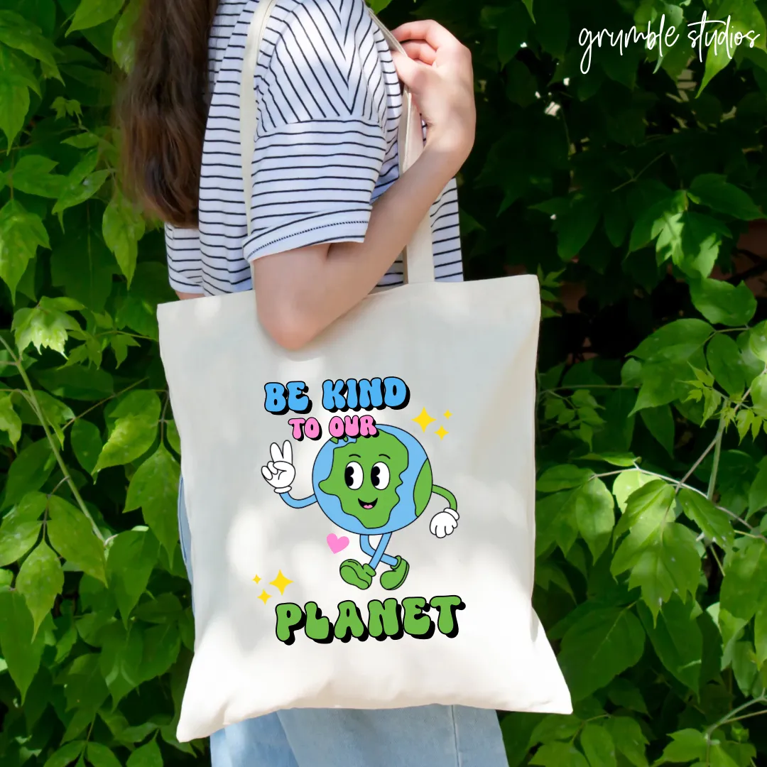 Be Kind To Our Planet Fairtrade Tote Bag