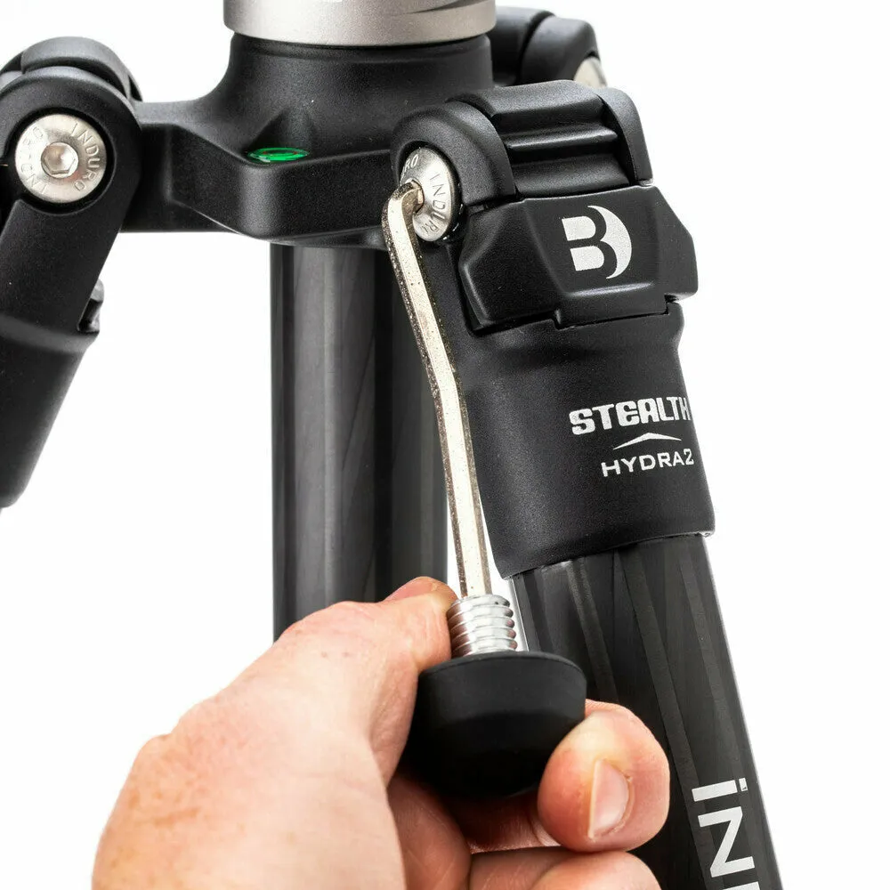Benro HYDRA2 Induro Hydra2 Carbon Fibre Waterproof Tripod, Twist Lock