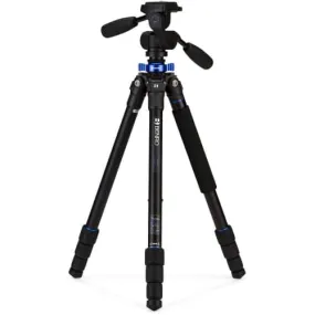 Benro Mach3 Tripod Series 1, Aluminium, 4 Section, Twist Lock, HD1 Head