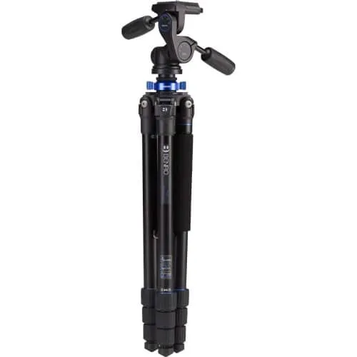 Benro Mach3 Tripod Series 2, Aluminium, 4 Section, Twist Lock, HD2 Head