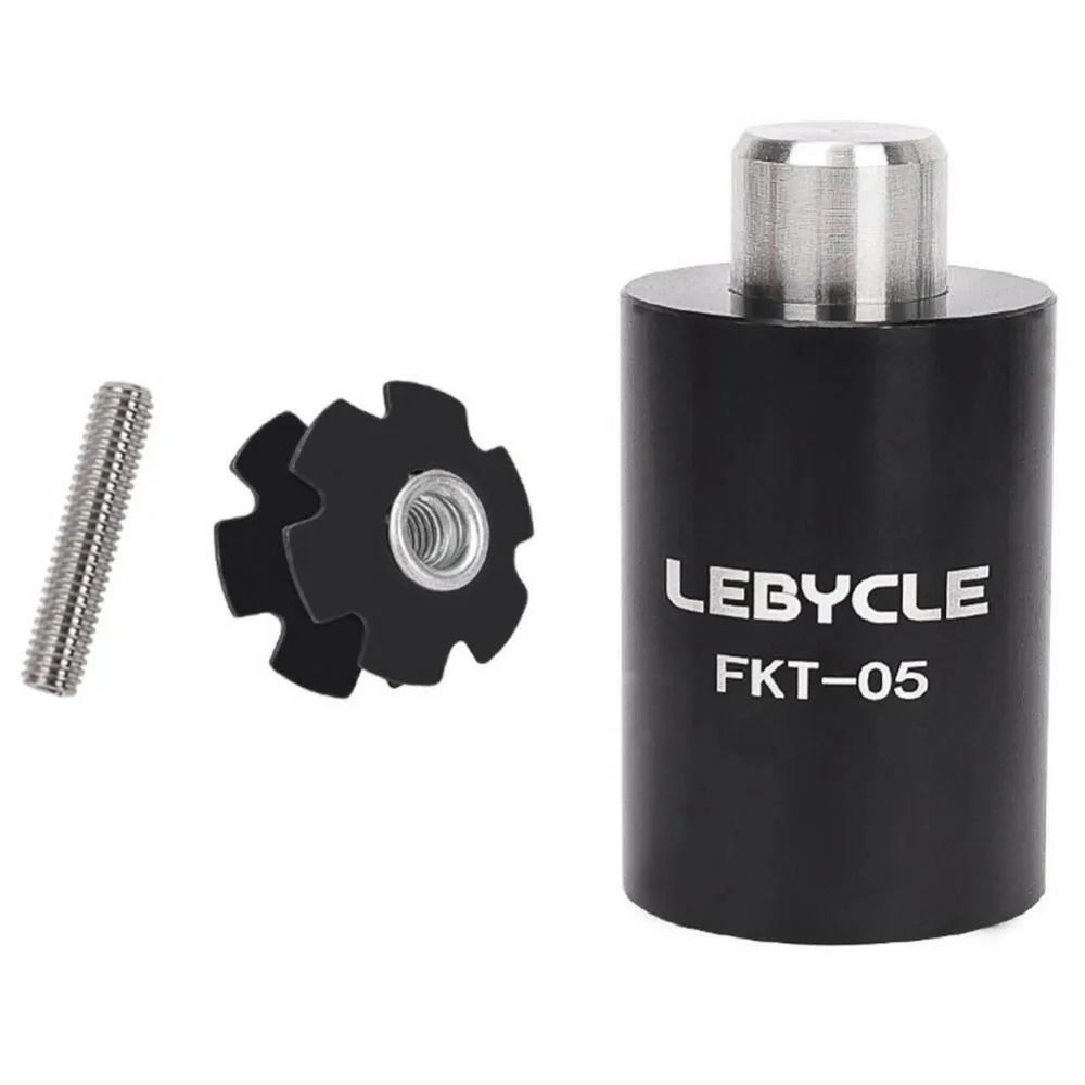 Bicycle Front Fork Headset Star Nut Installer Tool Mounting Sleeve Tools For 28.6mm MTB Road Bike Fork Steerer Driver Tool