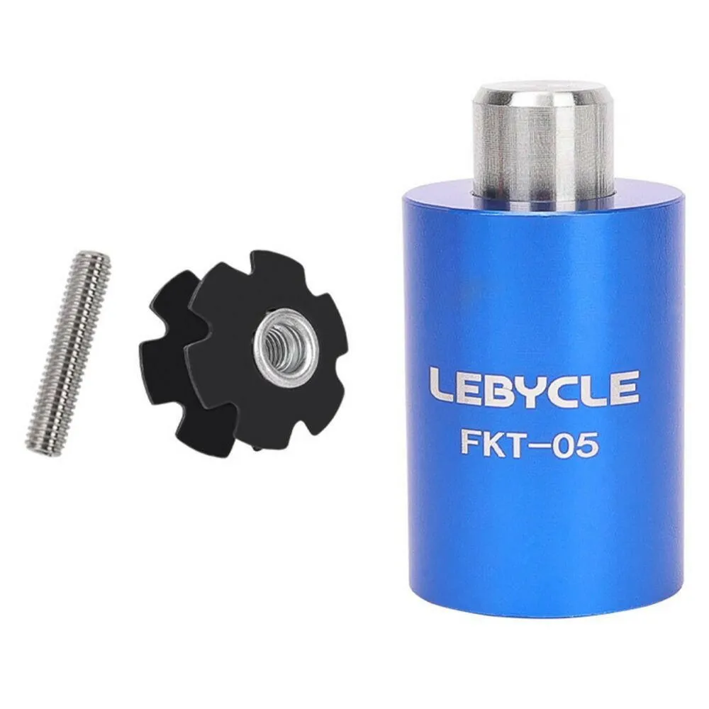 Bicycle Front Fork Headset Star Nut Installer Tool Mounting Sleeve Tools For 28.6mm MTB Road Bike Fork Steerer Driver Tool
