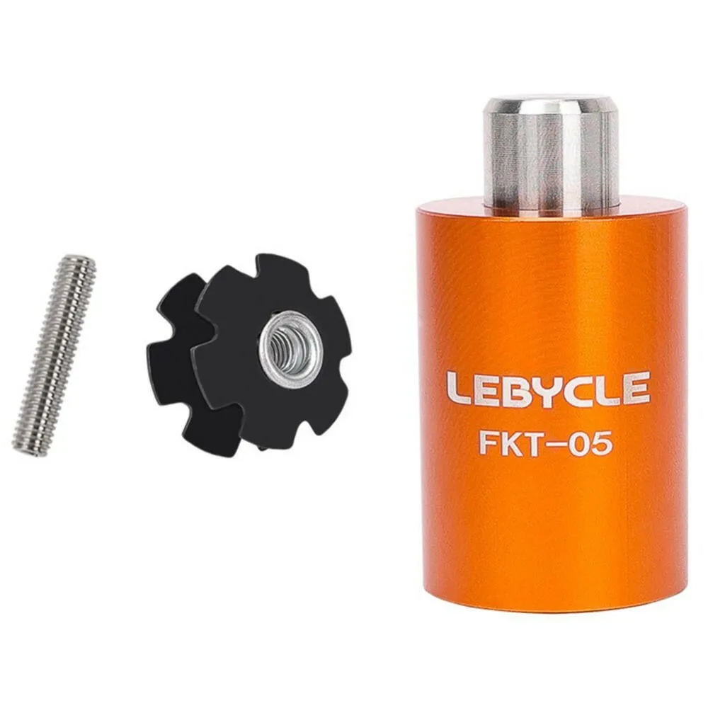 Bicycle Front Fork Headset Star Nut Installer Tool Mounting Sleeve Tools For 28.6mm MTB Road Bike Fork Steerer Driver Tool
