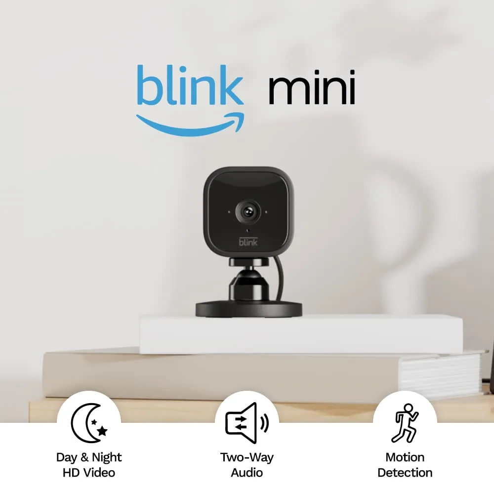 Blink Mini 2 - 2Pack Indoor/Outdoor Plug-In Camera Black*