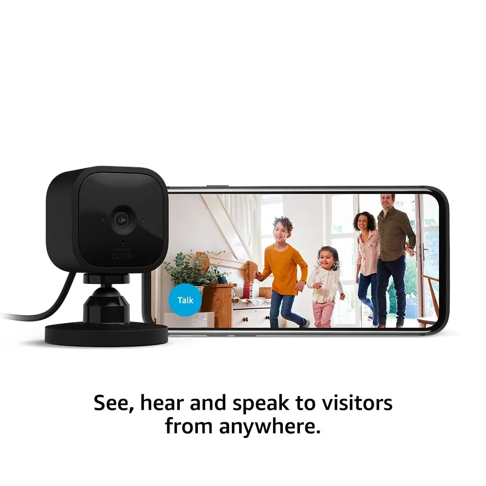 Blink Mini 2 - 2Pack Indoor/Outdoor Plug-In Camera Black*