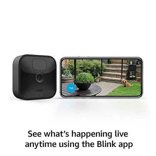 Blink Outdoor 2 Cam Kit bundle with Echo Show 5 (2nd Gen)