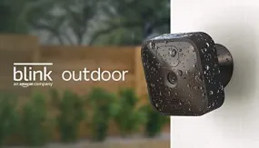 Blink Outdoor - wireless, weather-resistant HD security camera, two-year battery life, motion detection, set up in minutes – 2 camera kit