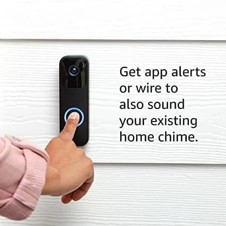 Blink Video Doorbell   1 Outdoor 4 smart security camera (4th Gen) with Sync Module 2  (Refurbished)
