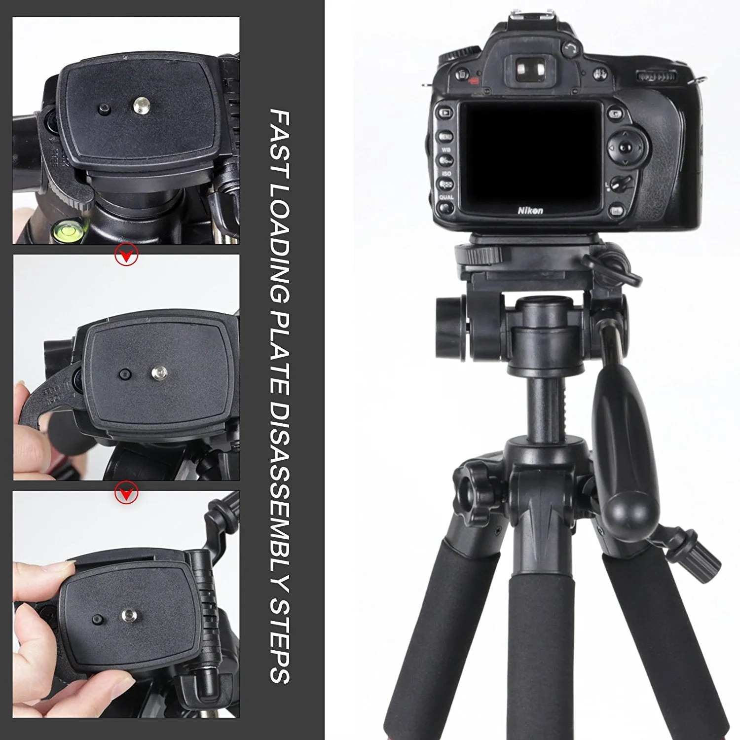 Boutique Portable Tripod Platform Set Micro Single DSLR Camera Camera Travel With High Quality Aluminum