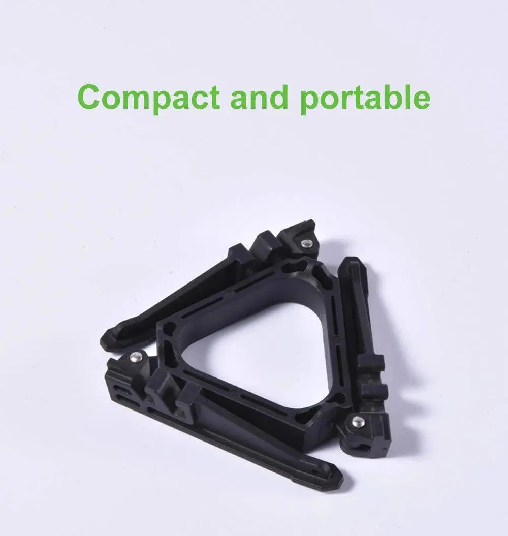 BRS-113 Foldable Flat Gas Tank Bracket Outdoor Stove Gas Tank Holder Canister Tripods Stand Anti Dumping Base Tilting Prevention