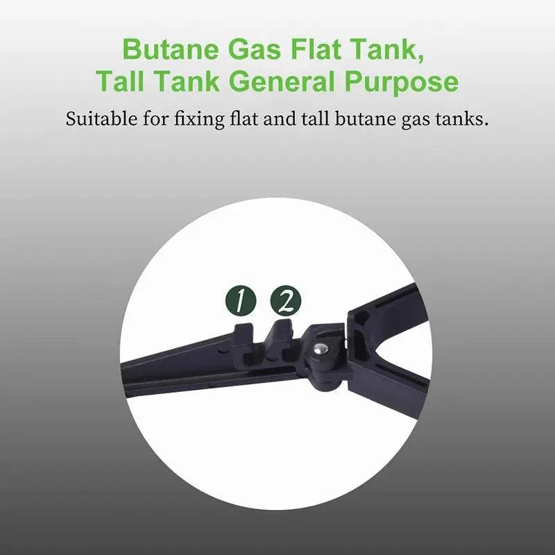 BRS-113 Foldable Flat Gas Tank Bracket Outdoor Stove Gas Tank Holder Canister Tripods Stand Anti Dumping Base Tilting Prevention