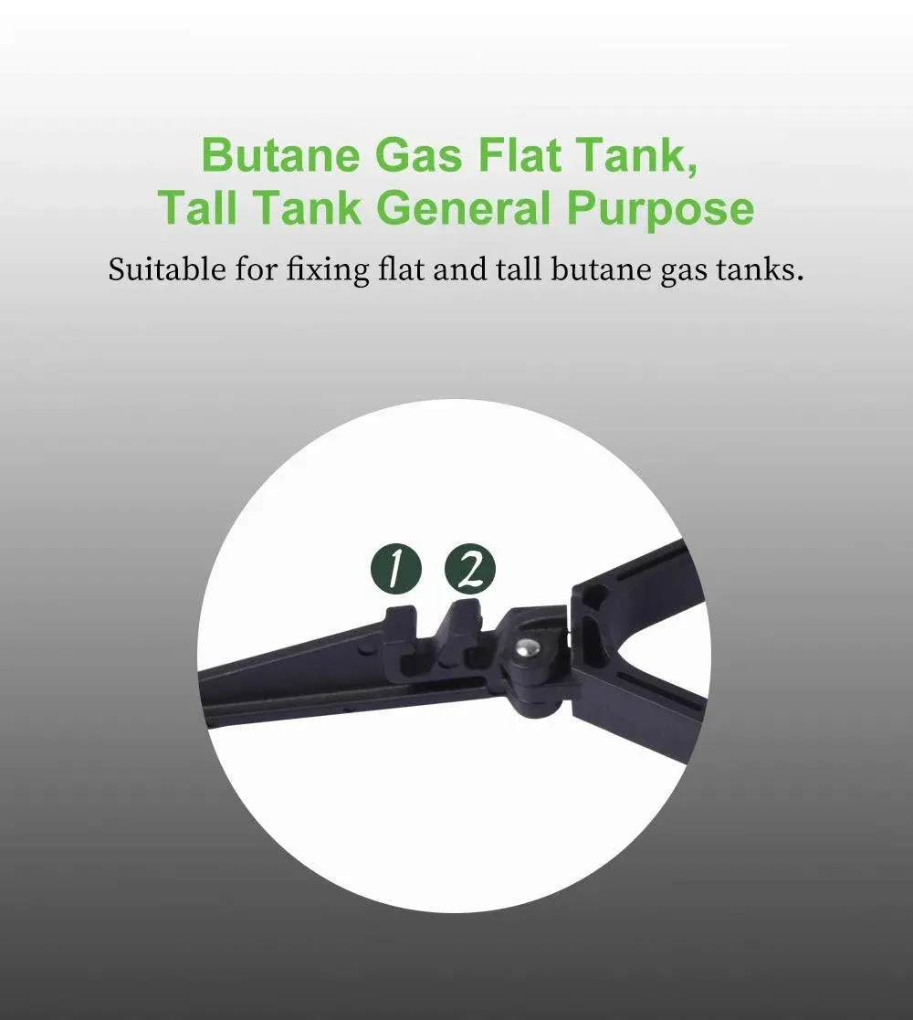 BRS-113 Foldable Flat Gas Tank Bracket Outdoor Stove Gas Tank Holder Canister Tripods Stand Anti Dumping Base Tilting Prevention