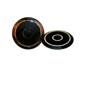 Camec RV Media 180 Watt 6 Inch Black/Chrome 2-way RV Speakers