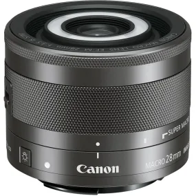 Canon EF-M 28mm f/3.5 Macro IS STM Lens for Canon EOS M Series Mirrorless Cameras