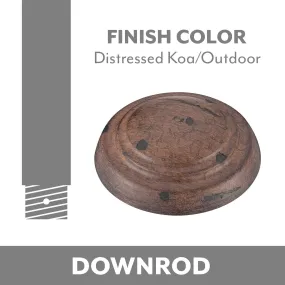 Ceiling Fan Downrod from the Minka Aire Collection in Distressed Koa Outdoor Finish by Minka Aire