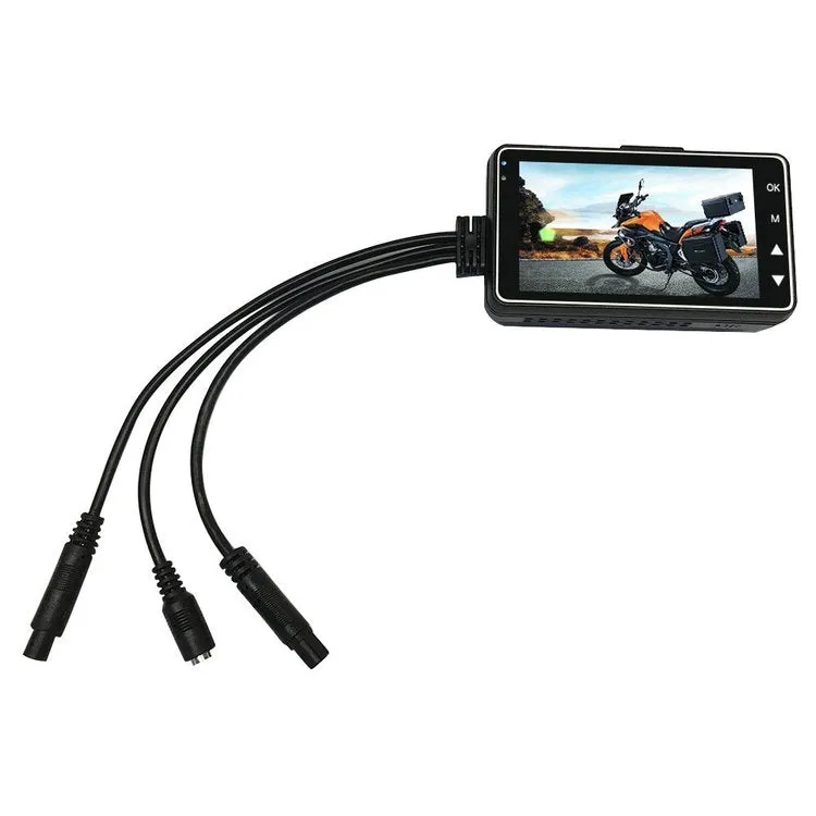 Color: Black, Style: No card - Motorcycle Dash Cam