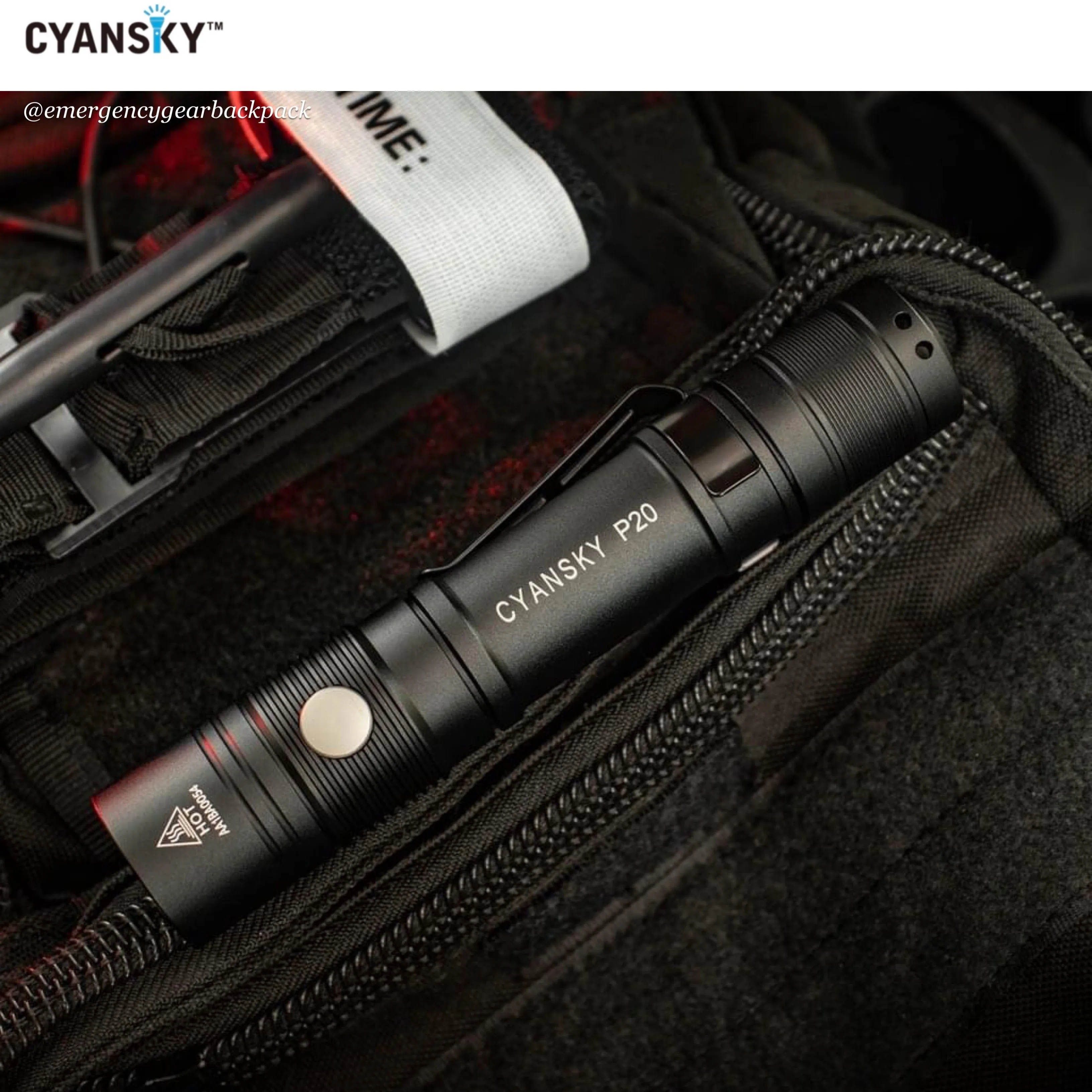 Cyansky P20 EDC Flashlight 1600LMS 240M