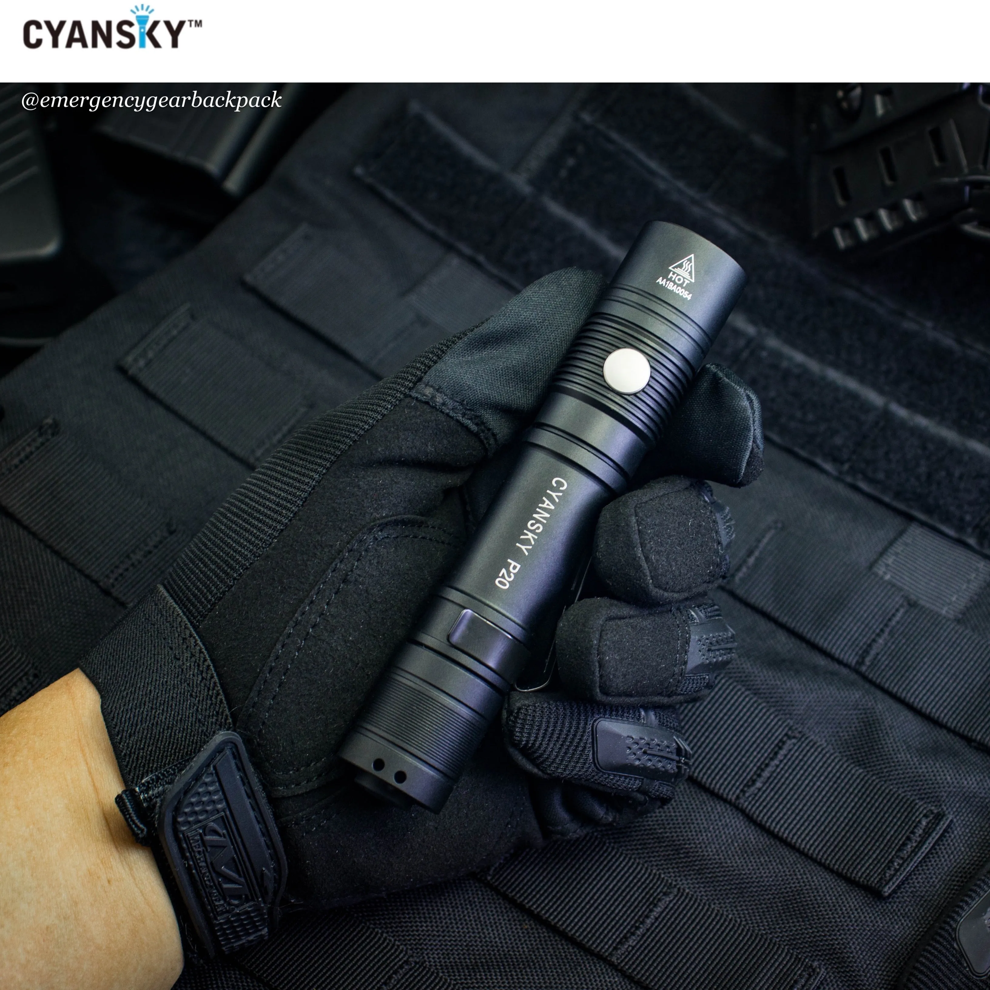 Cyansky P20 EDC Flashlight 1600LMS 240M