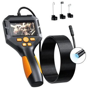Daxiongmao 2.8" HD IPS Screen Borescope, IP67 Waterproof 16.5ft Endoscope Camera with Light, 1080 HD Inspection Camera, Snake Camera, Gadgets for Men
