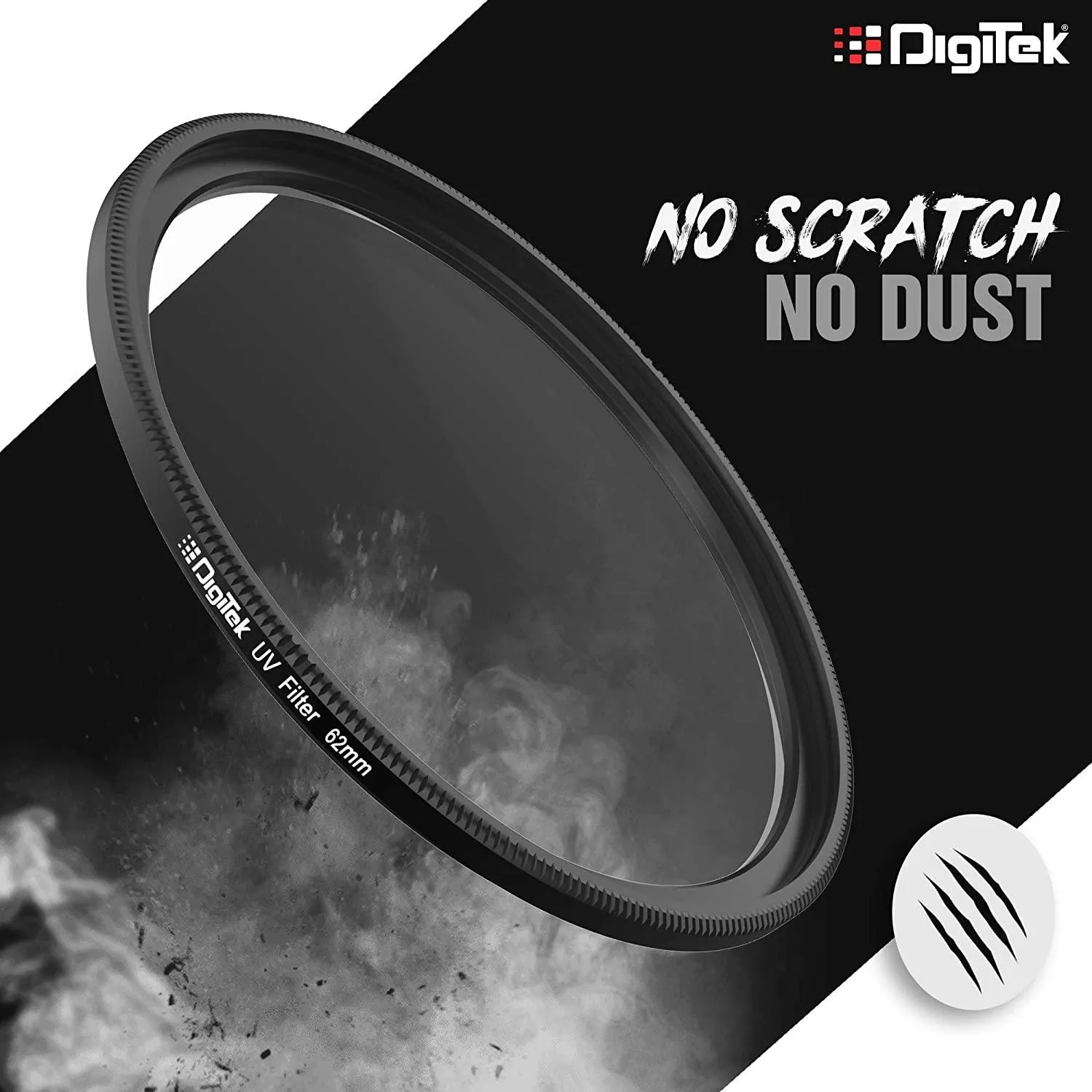 Digitek UV-Protection Lens Filter (Filter with Slim Frame for DSLR Camera Lens Protection from UV Rays, Dust & Scratches)