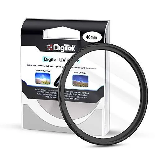 Digitek UV-Protection Lens Filter (Filter with Slim Frame for DSLR Camera Lens Protection from UV Rays, Dust & Scratches)